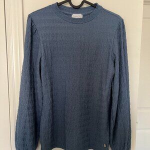 Blue long sleeve shirt size S